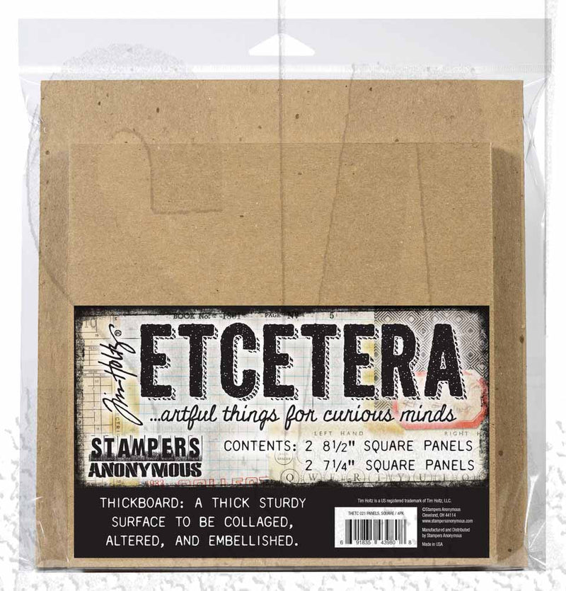 Stampers Anonymous Etcetera - Square Panels, THETC021 by Tim Holtz