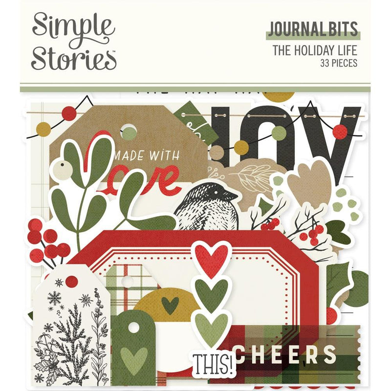 Simple Stories - The Holiday Life - Journal Bits, THL20519