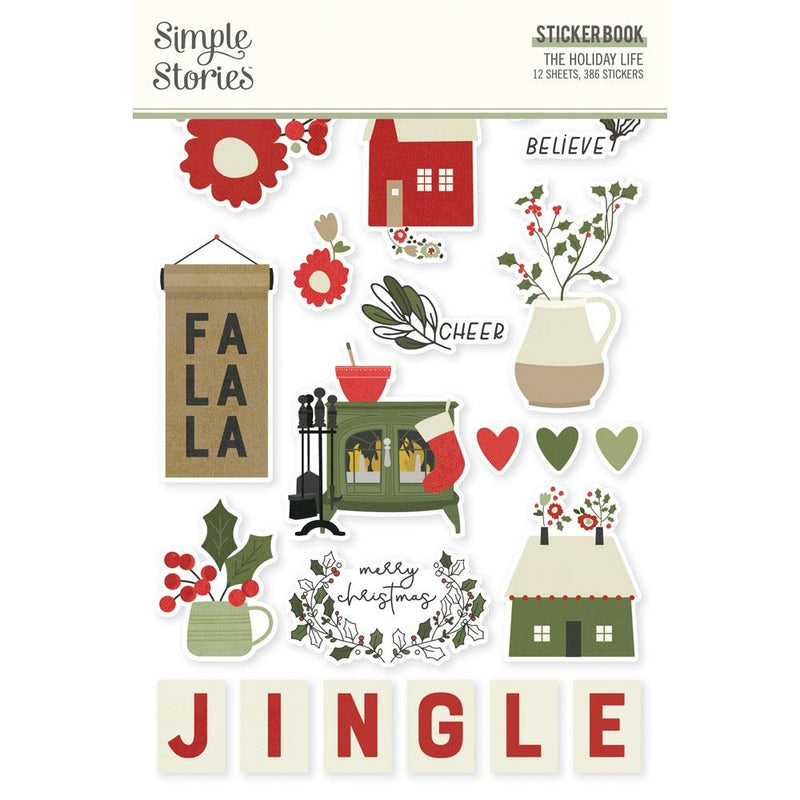 Simple Stories - The Holiday Life - Sticker Book, THL20521