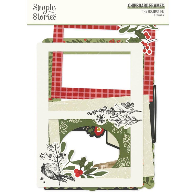 Simple Stories - The Holiday Life - Chipboard Frames, THL20522