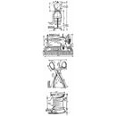 Stampers Anonymous Blueprints Strip Cling Stamps - Sewing, THMB007 by Tim Holtz
