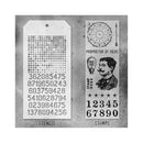 Stampers Anonymous Mixed Media Stamps & Stencil -