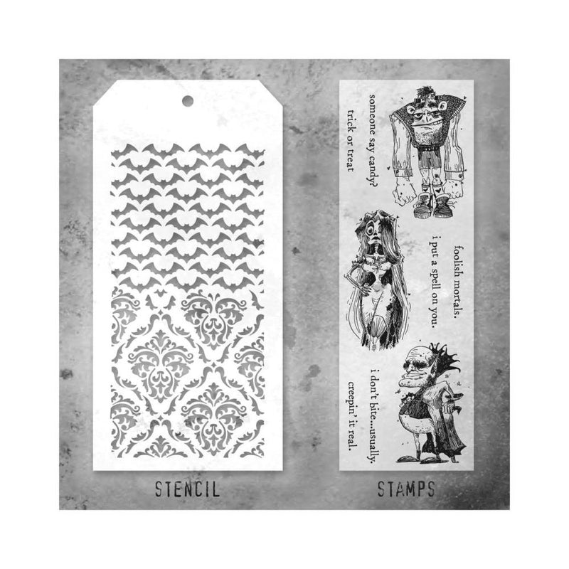 Coming Soon - Stampers Anonymous Mixed Media Stamps & Stencil - Set