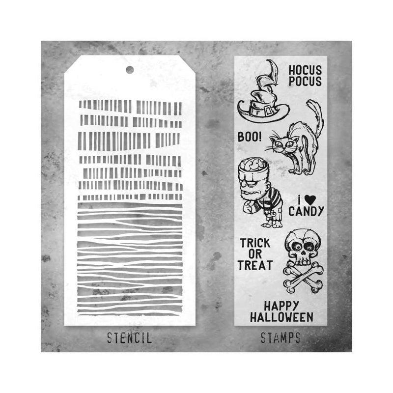 Coming Soon - Stampers Anonymous Mixed Media Stamps & Stencil - Set