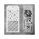 Stampers Anonymous Mixed Media Stamps & Stencil - Set