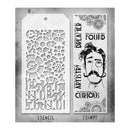 Stampers Anonymous Mixed Media Stamps & Stencil -