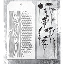 Stampers Anonymous Mixed Media Stamps & Stencil -