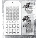 Stampers Anonymous Mixed Media Stamps & Stencil -