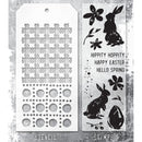 Stampers Anonymous Mixed Media Stamps & Stencil -