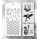Stampers Anonymous Mixed Media Stamps & Stencil - Trick or Treat, THMM165 by Tim Holtz