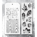 Stampers Anonymous Mixed Media Stamps & Stencil - Leaf Prints, THMM167