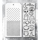 Stampers Anonymous Mixed Media Stamps & Stencil - Tiny Frights, THMM168