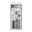 Stampers Anonymous Mixed Media Stamps & Stencil - Halloween Sketch, THMM193