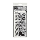 Stampers Anonymous Mixed Media Stamps & Stencil - EEK A BOO, THMM195