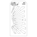 Stampers Anonymous Layering Stencil - Rays, THS003 by: Tim Holtz
