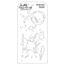 Stampers Anonymous Layering Stencil - Splatters, THS009 by: Tim Holtz