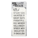 Stampers Anonymous Layering Stencil - Halloween, THS027 by: Tim Holtz
