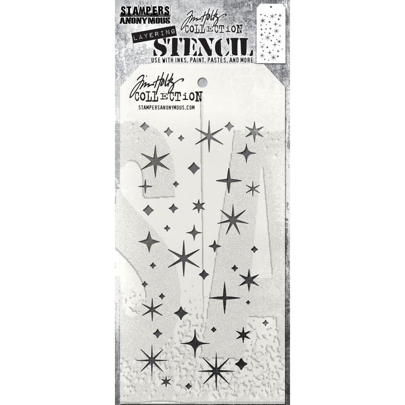 Stampers Anonymous Stencil - Twinkle, THS173 by: Tim Holtz