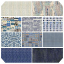 Free Spirit Eclectic Elements Palette Indigo FQ Bundle/10, by Tim Holtz FB4FQTH.INDIGO