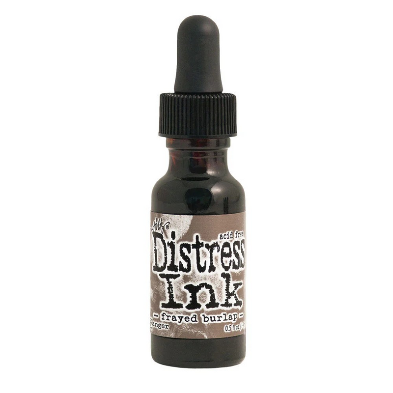 Ranger - Tim Holtz Distress Reinker .5oz, - Frayed Burlap, TIM21582