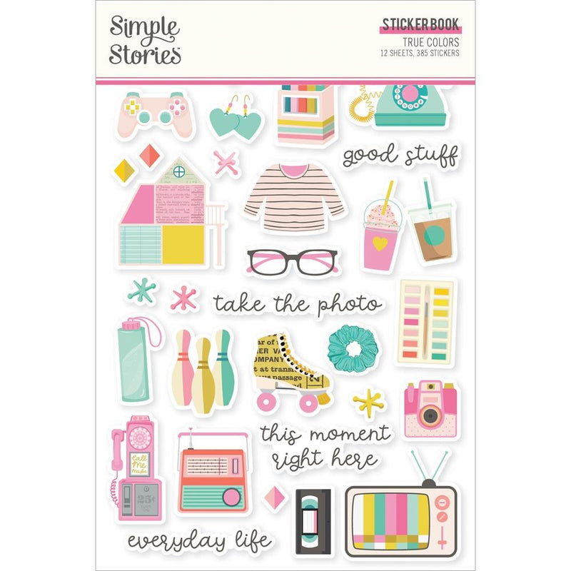 Simple Stories - Sticker Book - True Colors, TRC21823