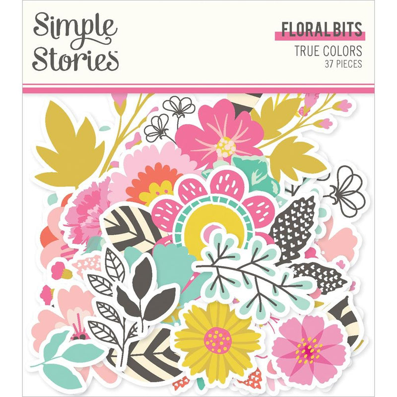 Simple Stories - Floral Bits - True Colors, TRC21832