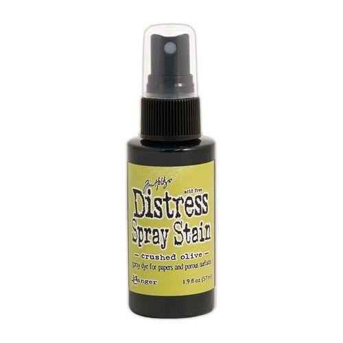 Tim Holtz Distress Spray Stain 1.9fl oz. - Crushed Olive, TSS42228