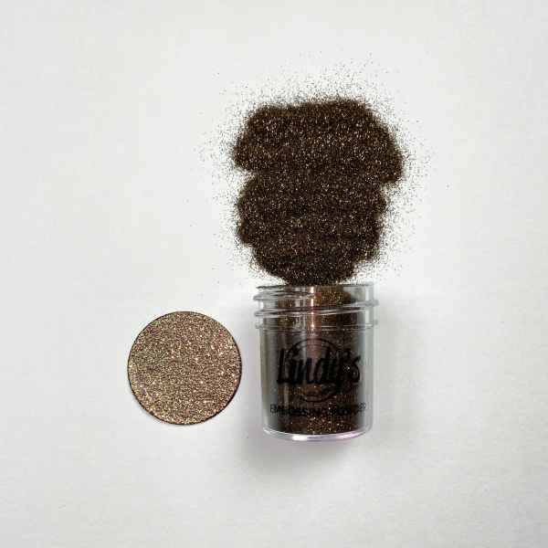 Lindy's Gang - Toadstool Taupe Glittery Embossing Powder, TSTEP