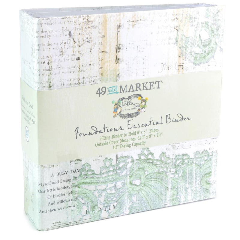 49 & Market Foundations Binder - Toddler Time - Mint, TT-30143