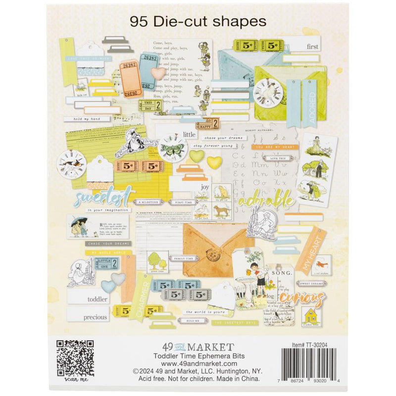 49 & Market Ephemera Bits - Toddler Time, TT-30204