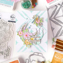 Pinkfresh Studio Press Plate - Leafy Lattice, 272025