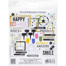 49 & Market - The Flower Emporium Chipboard Basics, VBF-31331 by Vicki Boutin