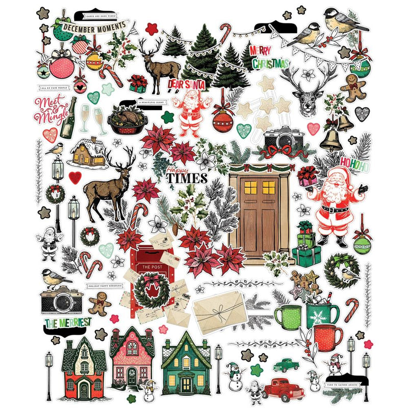 49 & Market Mistletoe & Memories - Icons & Titles Ephemera Set, VBM-32697 Vicki Bouton