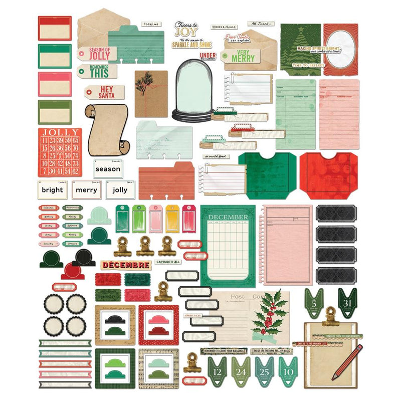 49 & Market Mistletoe & Memories - Journaling Bits Set, VBM-32703 by Vicki Bouton