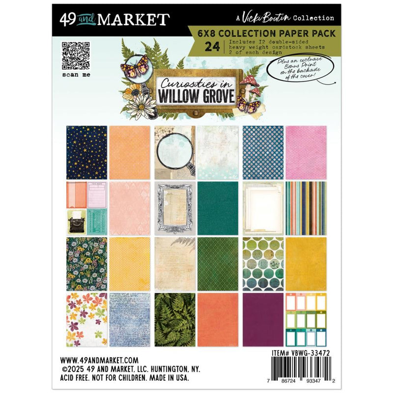 49 & Market 6x8 Collection Pack - Curiosities in Willow Grove, VBWG-33472 Vicki Boutin