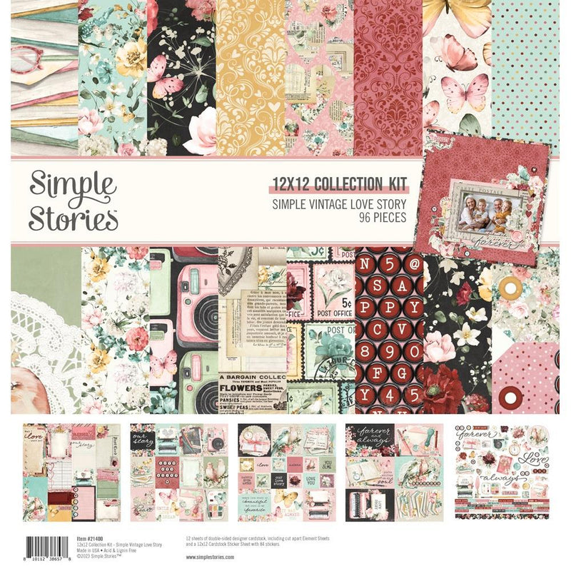Simple Stories - 12x12 Collection Kit - Simple Vintage Love Story, VLO21400