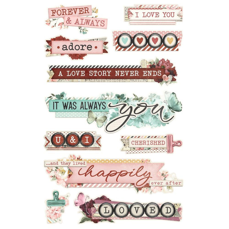 Simple Stories - Sticker Book - Simple Vintage Love Story, VLO21426
