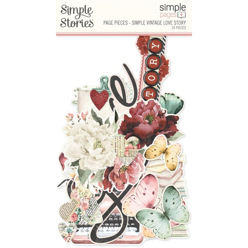 Simple Stories - Page Pieces - Simple Vintage Love Story, VLO21436