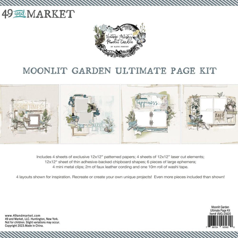 49 & Market Ultimate Page Kit - Vintage Artistry Moonlit Garden, VMG25620