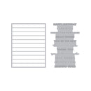 Hero Arts Say it With Style Press & Foil + Die Bundle - Sentiment Strips XL, WB1220