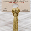 Weeks Dye Works 6-Strand Embroidery Floss 5yd - Sage, WDW-1246