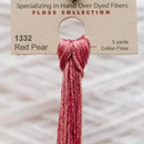 Weeks Dye Works 6-Strand Embroidery Floss 5yd - Red Pear, WDW-1332