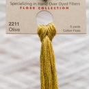 Weeks Dye Works 6-Strand Embroidery Floss 5yd - Olive, WDW-2211