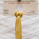 Weeks Dye Works 6-Strand Embroidery Floss 5yd - Gold, WDW-2221
