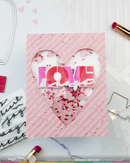 Waffle Flower Stamp & Die Combo - Overlapping Love Additions, WFC2099