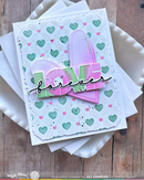 Waffle Flower Stamp & Die Combo - Overlapping Love Additions, WFC2099