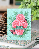 Waffle Flower Stamp & Die Combo - Love You More Sentiments, WFC2301