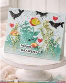 Waffle Flower Stamp & Die Combo - Truly Deeply Sentiments, WFC2311