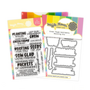 Waffle Flower Stamp & Die Combo - Green Thumb Sentiments, WFC2481