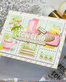 Waffle Flower Stamp & Die Combo - Plant Marker, WFC2491